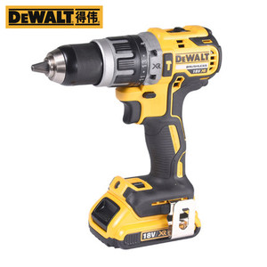 DEWALT得偉18V無刷電鑽锂電沖擊鑽多功能充電電鑽DCD795/796